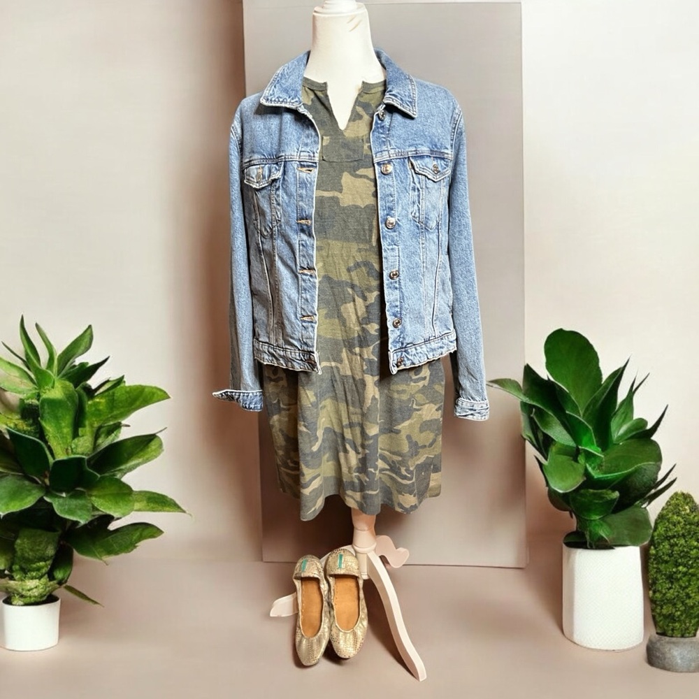 Jodifl casual camo dress, size S
